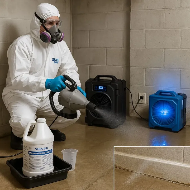 Sanitization and Odor Removal process in Old Forge, PA