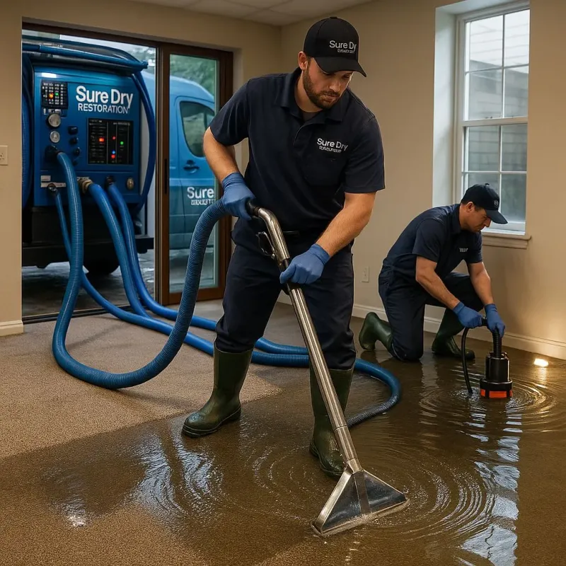 Water Extraction and Removal process in Old Forge, PA